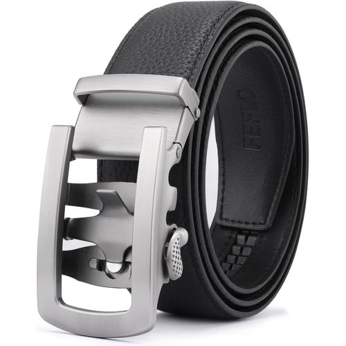 Cauc-Ceinture Homme À Cliquet Avec Boucle Automatique, Ceinture Sans Trou Réglable Pour Costume Et Jeans