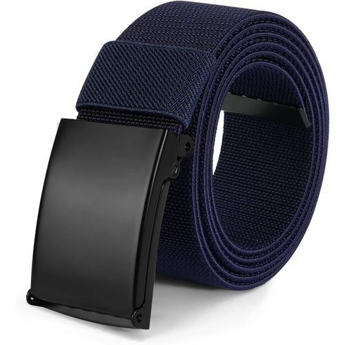 Tianyi-Ceinture En Nylon Homme, 120/125/130cm Ceinture Élastique Pour Homme, Ceintures Tactique Militaire, Ajustable Sans Métal Boucle En Plastique, Rapide À Travers Sécurité De L'aéroport