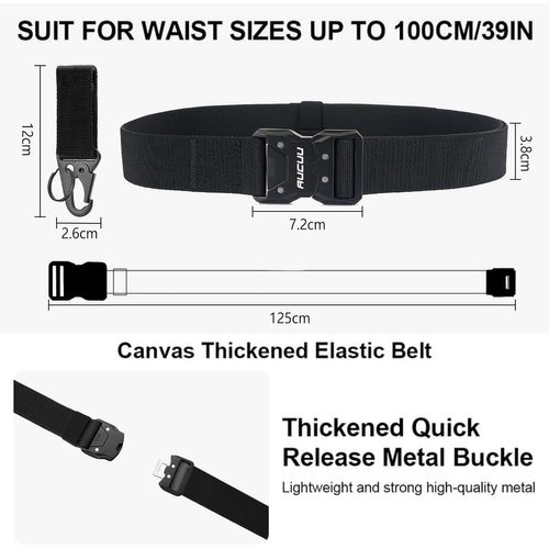 Cheng-Ceinture Hommes Tactique, Ceinture Tactique En Nylon Réglable Avec Dégagement Rapide Boucle En Métal, Ceintures Homme Militaire Pour Sport Extérieur Pratique
