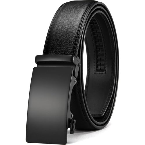 Tzf-Ceinture Homme,Avec Boucle À Cliquet Automatique, Ceinture De 35mm De Large, Taille Ajustable
