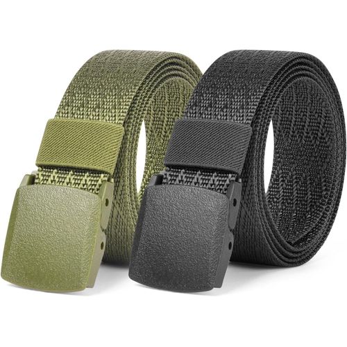 Tianyi-Ceinture En Nylon Homme, Ceinture Tactique Militaire, Sangle De Ceinture Entièrement Réglable Pour Le Travail, Boucle Plastique Anti Allergie