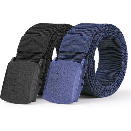 Tianyi-Ceinture En Nylon Homme, Ceinture Tactique Militaire, Sangle De Ceinture Entièrement Réglable Pour Le Travail, Boucle Plastique Anti Allergie