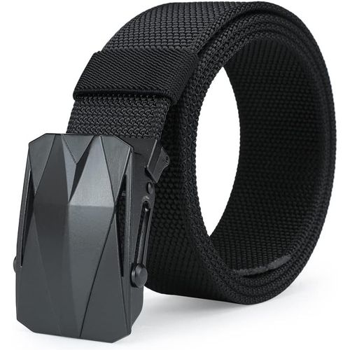 Tianyi-Ceinture Homme Tissu Nylon 110cm-200cm Ceintures Homme Automatique 3.8cm Militaire Tactique Ceinture Travail Avec Boîte Cadeau.