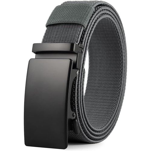 Cauc-Ceinture Hommes, Ceinture De Golf Élastique Pour Hommes, Nylon À Cliquet Ceinture Hommes Ceinture Casual, Garniture Réglable Pour S'adapter