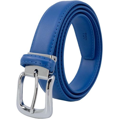 Classic Belt 3 Cm In Split Cowhide Leather Adjustable Silver Buckle With Pin 120 Cm.[E895]