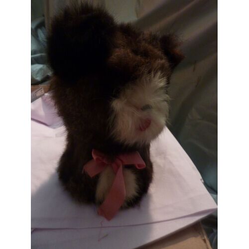 Peluche Chien En Peau De Lapin 1975 18cm
