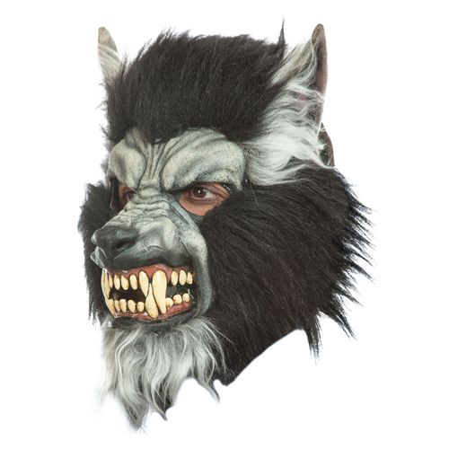 Masque Intégral Loup Garou Gris Adulte