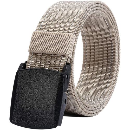 Tianyi-Ceinture En Nylon Homme - Boucle En Plastique Sangle De Ceinture Entièrement Réglable Pour Le Travail Taille Ajustable 75-125cm(28-49")