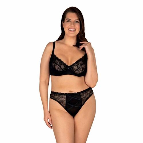 Ensemble Soutien-Gorge Push-Up Et Culotte - Noir