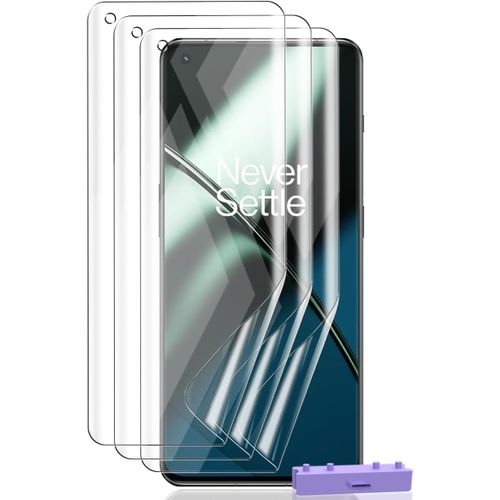 Film De Protection Écran Tpu Lot De 3 Pour Oneplus 9 Pro / 10 Pro / 11 ¿ Flexible, Auto¿Réparant, Anti¿Rayures, Hd Clair (Non Verre Trempé)