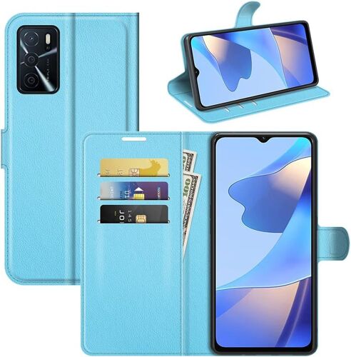 Coque Pour Oppo A16 / A16S / Oppo A54S, Antichoc Portefeuille Étui Housse En Cuir À Rabat Flip Cover Case Avec Silicone Bumper, Porte Carte, Béquille, Boucle Magnétique Pour Oppo A[MAG6204271]