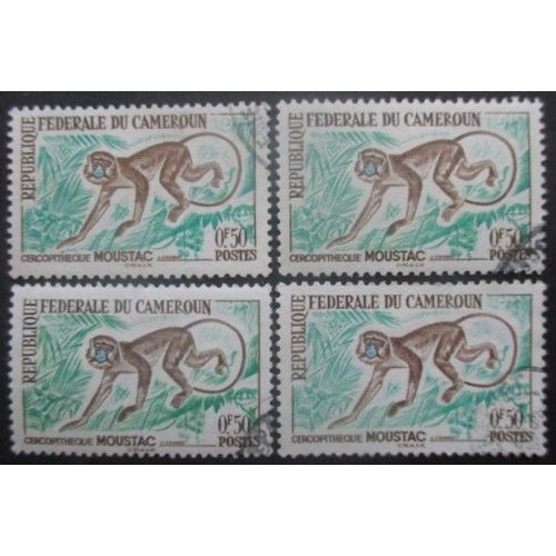 Cameroun N°339 X 4 Oblitéré