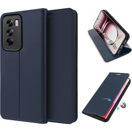 Coque Portefeuille Premium En Cuir Pu Pour Oppo Reno 12 Pro - Antichoc, Fermeture Magnétique, Porte-Cartes Et Support, Or Rose