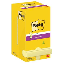 Post-It Bloc-Note Adhésif Super Sticky Notes, 76 X 76 Mm