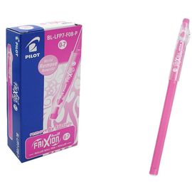 Pilot Lot De 12 Stylos Roller Frixion Ball Sticks 07 Pointe Moyenne Rose