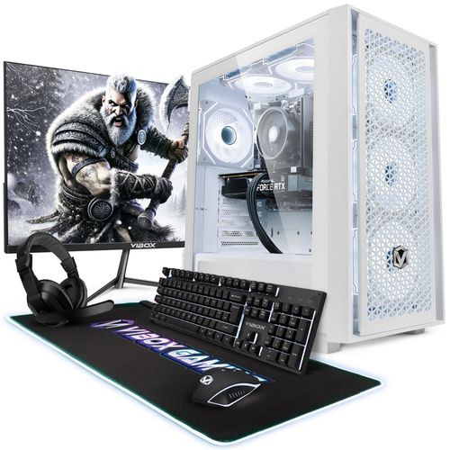 Vibox PC Gamer Complet - Ryzen 5 5500 4,2 GHz - RTX 5060 Ti 8 Go - 16 Go RAM - 1 To NVMe - Windows 11 - WiFi