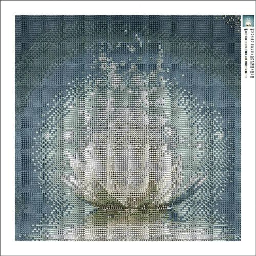 Kit De Peinture Diamant 5d À Faire Soi-Même Pour Adultes, Nyebs Diy Diamond Painting Fleur Perceuse Ronde Complète Romantique