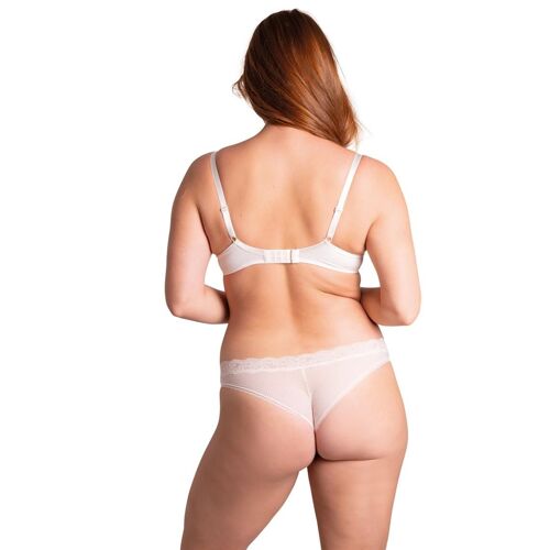 Soutien-Gorge Plongeant À Armatures - Beige