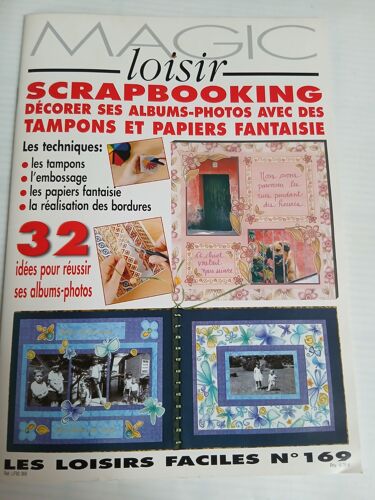 Album "Scrapbooking Décorer Ses Albums-Photos Avec Des Tampons Et Papiers Fantaisie" Magic Loisir