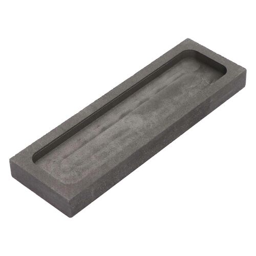 Moule à lingot en graphite rectangulaire à haute stabilité thermique pour la coulée d'or, d'argent et de cuivre