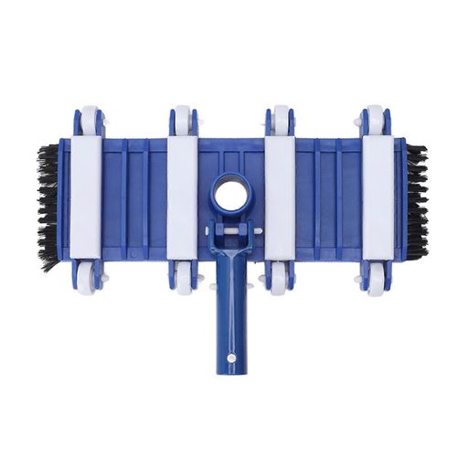 Tête d'aspirateur de piscine de 14 pouces avec roues, brosses et accessoires pour le nettoyage de piscine