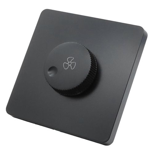 Ventilateur de plafond à réglage universel 220 V, variateur de vitesse en continu, noir