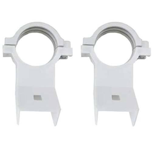 Support LNB bande KU 2 pièces pour antennes paraboliques, support en plastique de 20 mm, résistant aux intempéries, pour plusieurs tailles d'antennes.