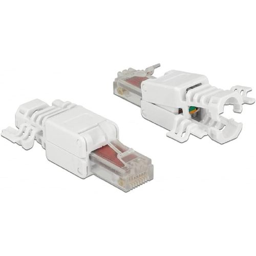 DeLock Connecteur réseau RJ45 Cat 6 UTP Toolfree (x2)
