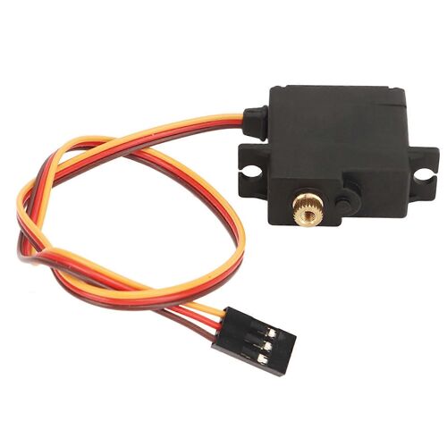 Servomoteur RC haute précision 25T 17g à engrenages métalliques pour voitures, bateaux et robots RC 1/16 et 1/18