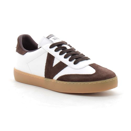 Victoria. - Baskets Blanches Unisexes - Marron - 36