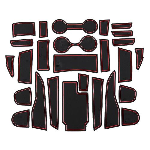 For 2014-2022 Rubber Mat Interior Anti Mat Door Slot Pad Cup Cushion Accessories