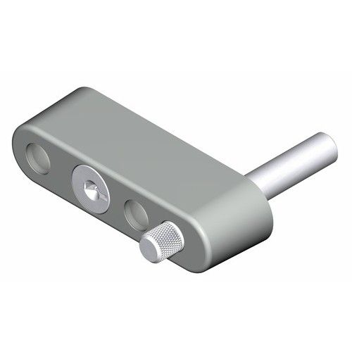 Verrou entrebâilleur pour baie coulissante aluminium - pène 64,5 mm LA CROISÉE DS