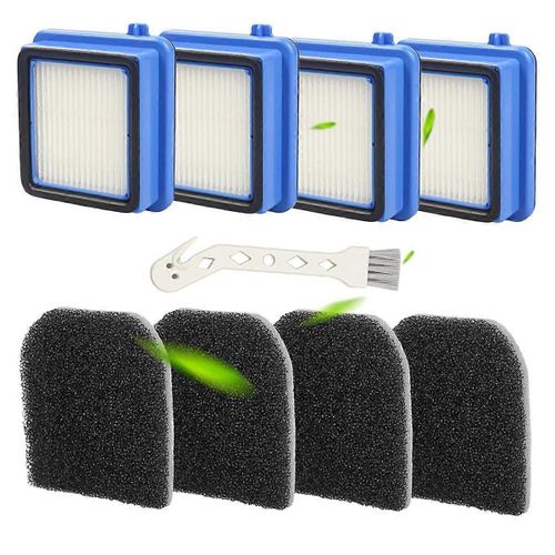 Ensemble d'accessoires de filtre 4QX7 pour aspirateur ASKW1 QX6 QX7 QX8-2, pièces de rechange avec filtres pré-moteur et filtres lavables