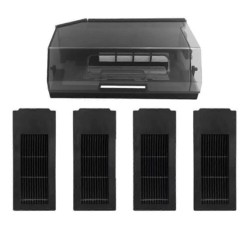 Pour aspirateur robot X2 / X2 Pro / X2 Omni, boîte à poussière, filtre Hepa, accessoire, pièce de rechange, noir