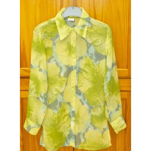 Chemisier Femme Blanche Porte Taille 34/36 Tbe