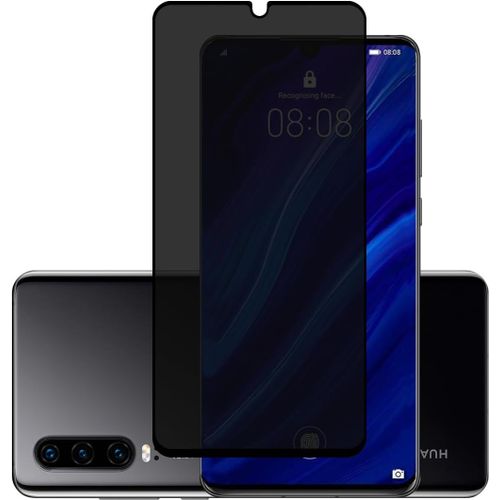 Kit Huawei P30 - Film Verre Trempé Écran Confidentialité 1 Pièce (Angle 28°) + 2 Protège¿Objectifs 9h Hd Anti¿Rayures Ultrafin Sans Bulles