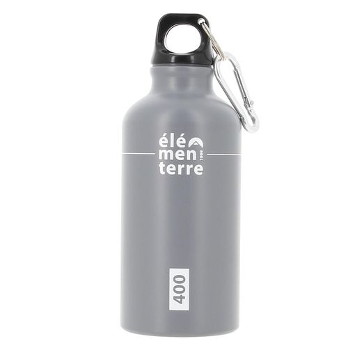 Gourde D Hydratation Elementerre Gourde Aluminium 400ml Gris Anthracite Foncé
