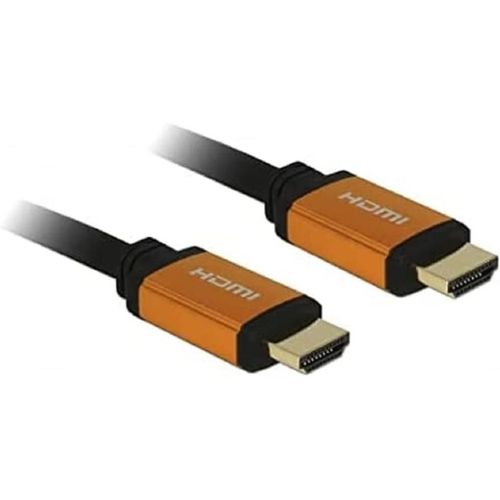 DELOCK Câble HDMI Premium 1 m Type A (Standard) Black,Gold