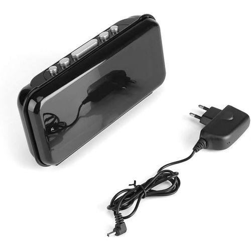 Table Électronique Réveil Numérique De Bureau 220 V Grand Écran Led De 1,8 Pouce Fonction De Snooze (Rouge)