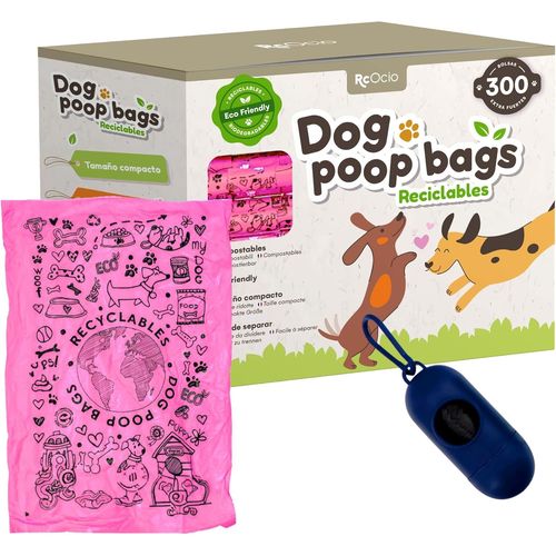 Teppc-Sac A Crotte Pour Chien Avec Distributeur/Sac À Crotte Chien Biodegradable/Sac Dejection Canine Pour Chiens De Taille Petite Et Grande/Ramasse Crotte Pour Chien/Sac À Crottes Chien¿