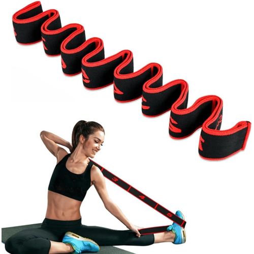 Sept-Bande Elastique Musculation, Bande Élastique Fitness 12 Niveaux De Forces, Bande De Résistance Bande Elastique Fitness, Bandes Élastiques D'exercice D'entraînement Sport Durable Pour Latine Yoga