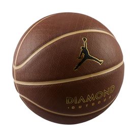 Ballon De Basketball Jordan Diamond Outdoor 8p - Marron