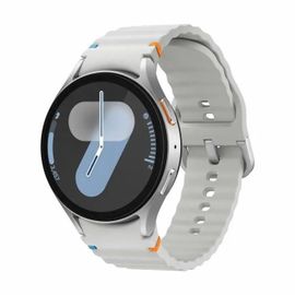 Montre connectée Samsung Galaxy Watch7 - Boîtier 44 mm avec bracelet sport caoutchouc taille M/L - Argent - Bluetooth