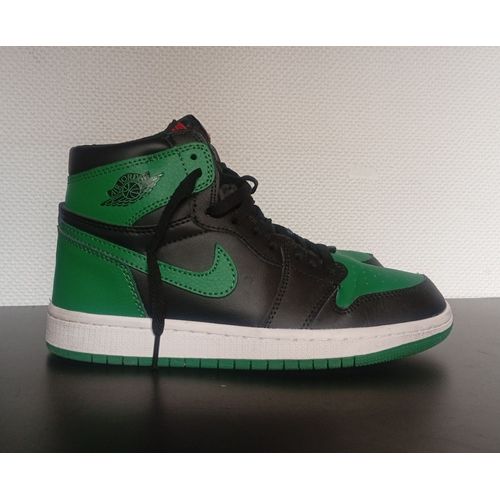 Nike Air Jordan 1 Mid Pine Green Toe Homme - 39