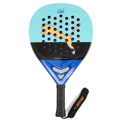 Puma Raquette De Padel Nova Padel Court, Accessoires, Safe Lake/Noir/Vivid Bleu, Osfa