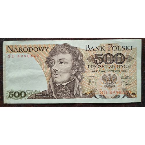 Billet Bank Narodowy Polski 500 Piecset Zlotych