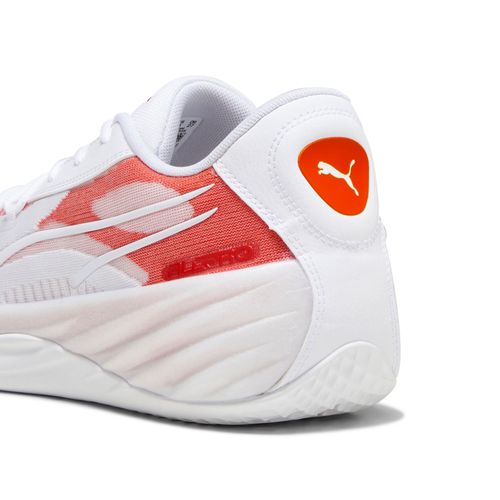 Puma Chaussures De Basketball All-Pro Nitro¿ Team, Chaussures, Blanc/Rouge, 35.5