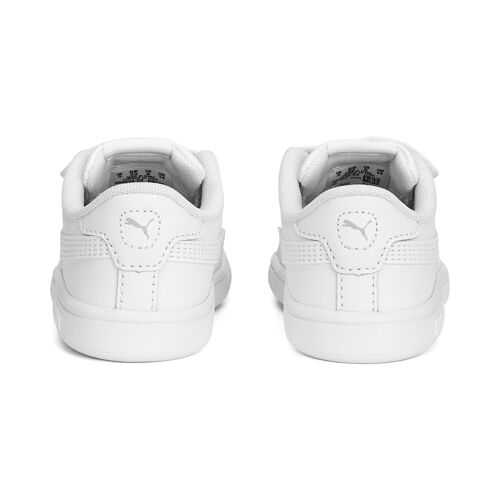 Chaussures Puma Baskets Smash 3.0 Leather V Bébé Blanc/cool Light Gris