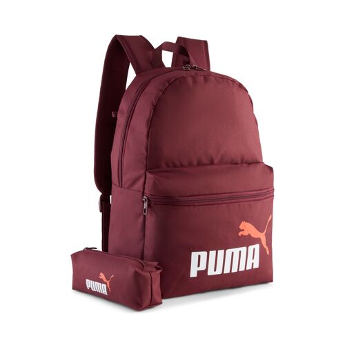 Combo sac à dos et trousse PUMA Phase, Accessoires, Ruby Shimmer/Glowing Rouge, OSFA