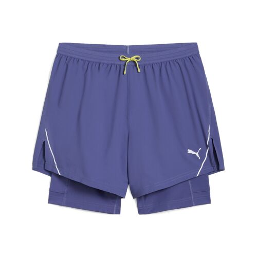 Puma Short De Running 2-En-1 Ultraweave 5"" Homme, Sport, Bleu Crystal, 4xl
